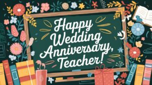 wedding anniversary wishes for teacher