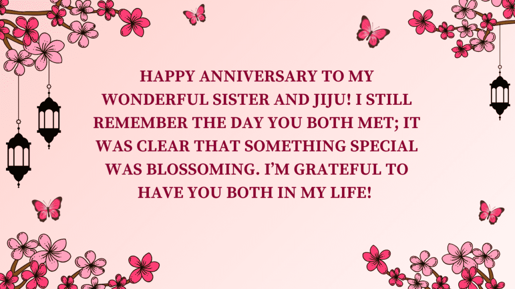 didi and jiju's anniversary wishes