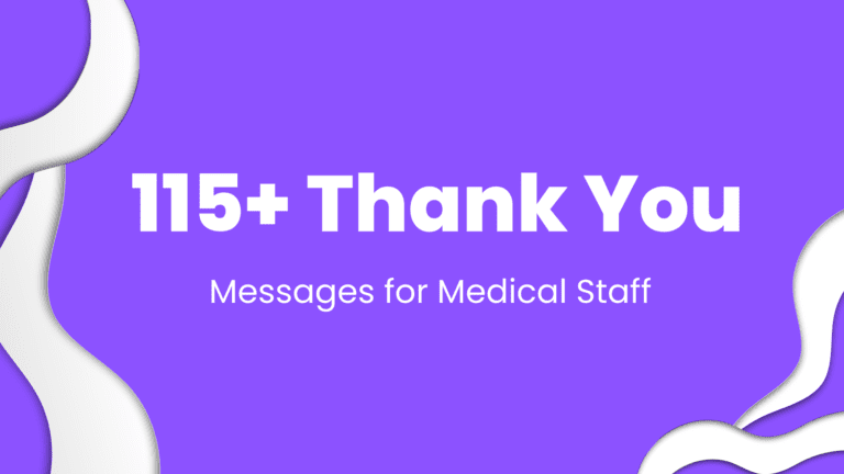 115+ Thank You Messages for Medical Staff