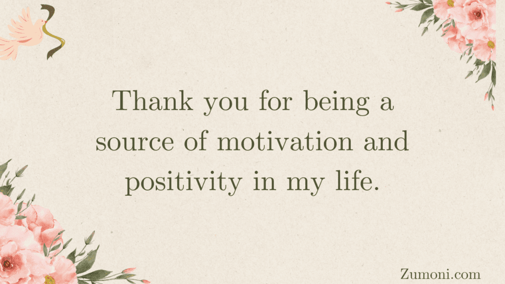 Expressing Thanks for Encouragement