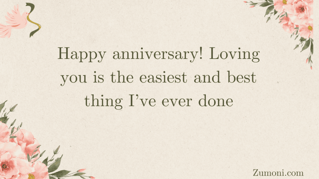 Short and Sweet Love Happy Anniversary Wishes for Husband