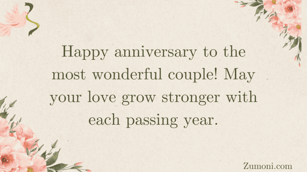 Heartfelt Happy Anniversary Bhaiya Bhabhi Wishes in English