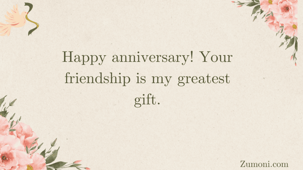 Heartwarming Friendship Anniversary Wishes for Best Friend