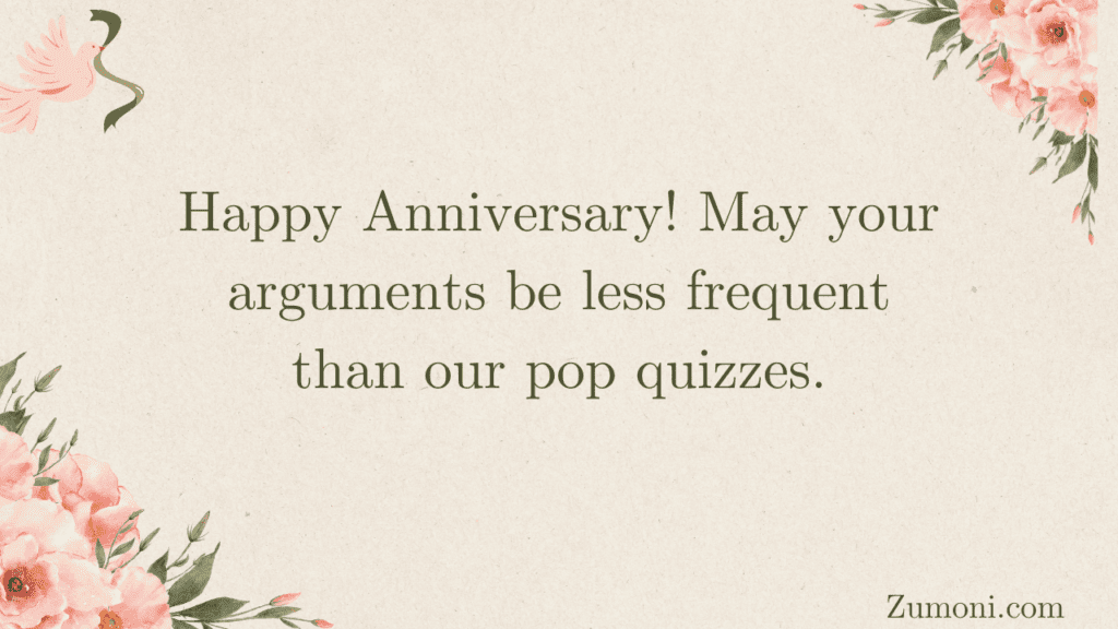 Funny Anniversary Wishes for Grandparents