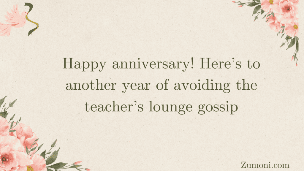 Formal Anniversary Wishes for Principal